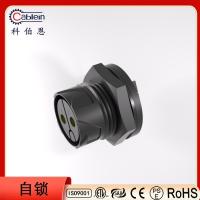 P20 2/3 Conector de montaje del panel impermeable del núcleo delantero con autobloqueo Conectores de luz LED exteriores