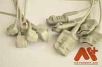 Capteur SpO2 - 975AD-10 lié directement d'astuce molle adulte compatible de Criticare