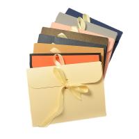 Envelope de papelão Bolsa de papel personalizada com fecho de fita