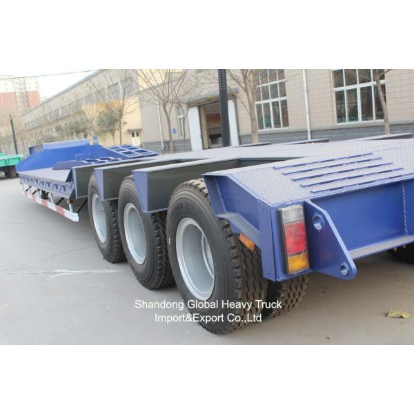 3 Axle 40ton 13.45m Wabco BPW Axles Air Suspension Flatbed  Semi Trailer