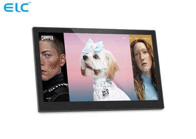 Black Android Tablet Digital Signage Touch Screen Full HD 17.3 LCD Panel IPS