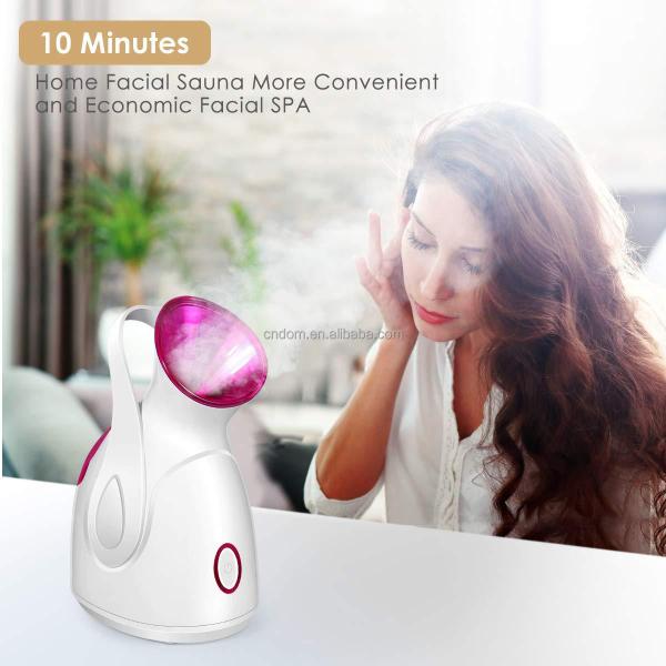 2023 Ionic Face Steamer Hot Cold Humidifier Portable Facial Steamer Moisturizer Salon