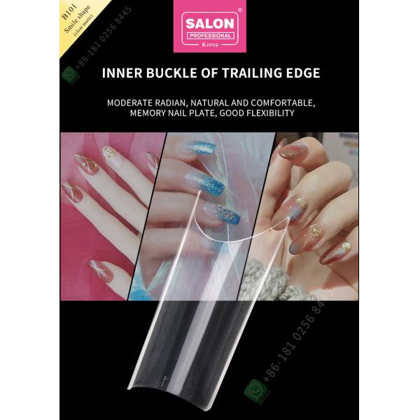 Салона подсказок ногтя улыбки подсказка маникюра штейнового ложного половинная