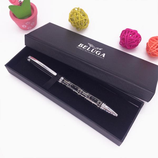 Best quality blue color metal engraving logo ball point pen
