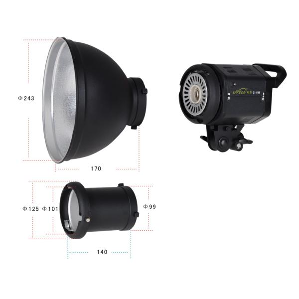 Освещение цифровой фотографии непрерывное с держателем Бовенс