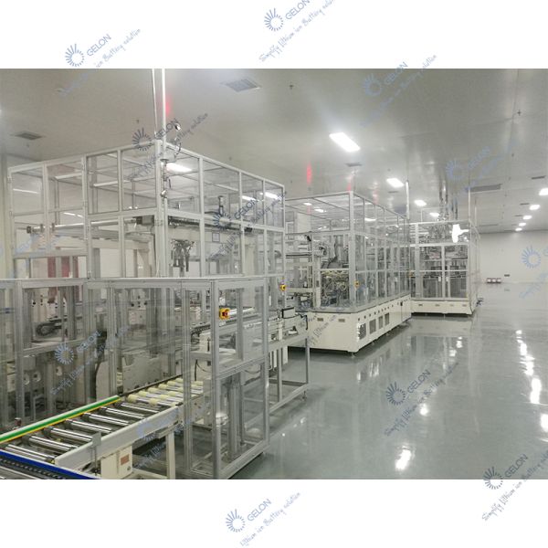 Gelon Lithium Ion Battery Assembly Line Customize Prismatic Cell Assembly Full Set