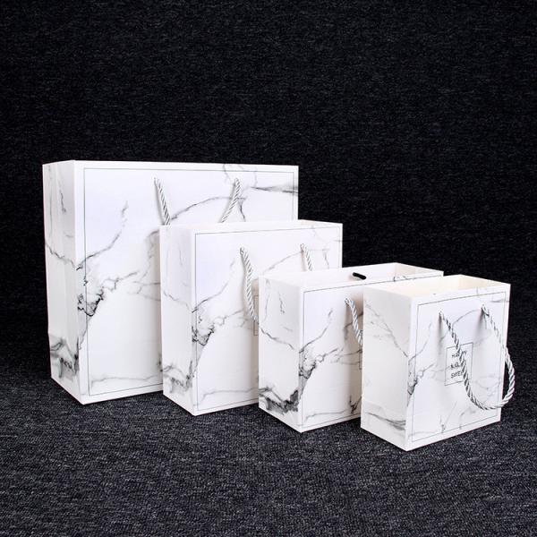 Custom Reasonable Boutique Retail Paper Gift Shopping Rope Handle Bag Custom Order