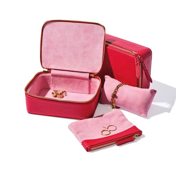 Personalized Leather Jewelry Travel Case Luxury Design For Storage And Protection Gifts