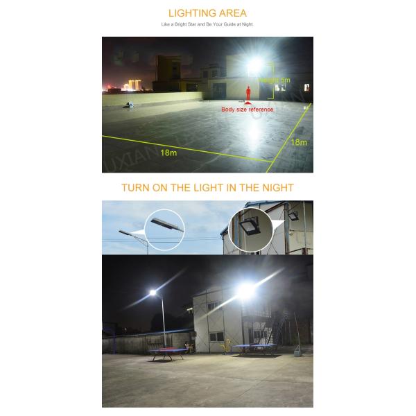 солнечный приведенный в действие свет потока СИД 200В, солнечные на открытом воздухе света потока 2 лет гарантии