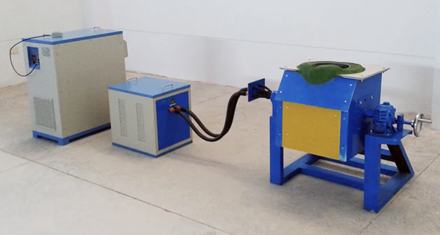 10KG-250KG Copper Induction Melting Furnace Alu Induction Heating Equipment