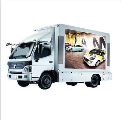 38400Hz Truck Mobile LED Display 1024 Resolution For Advertisement