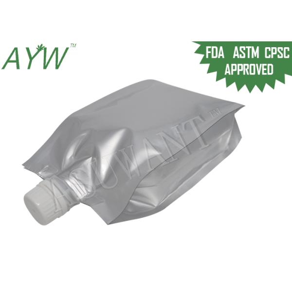 150ml Liquid Spout Bags Aluminum Foil Side Gusset For Edible / Oliver Oil