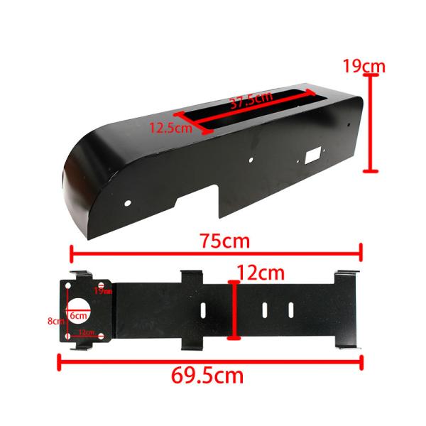 Cobertura de lâmpada de cauda preta 14100745 Cobertura de luz de cauda de ferro direita para Benz
