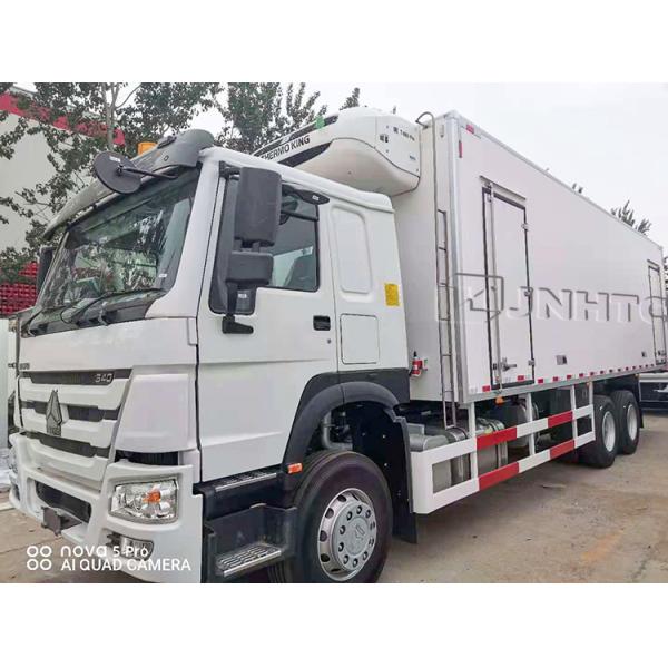 El refrigerador del congelador del camión de reparto del envase de HOWO 6x4 refrigeró 20 toneladas vaccínea