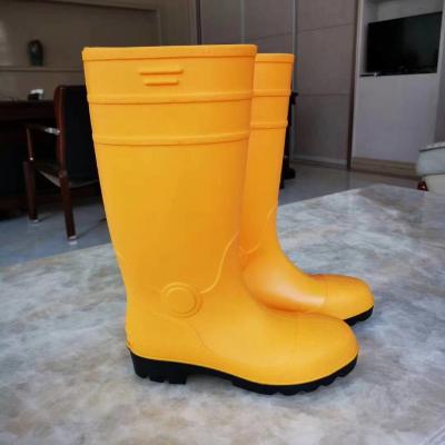 37cm-39cm Steel Toecap Safety Gum Boots 100% PVC Steel Toe Gumboots