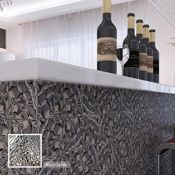 48ммx48мм Металлическая мозаичная плитка 304 Двухцветное зеркальное штампованная мозаичная плитка из нержавеющей стали