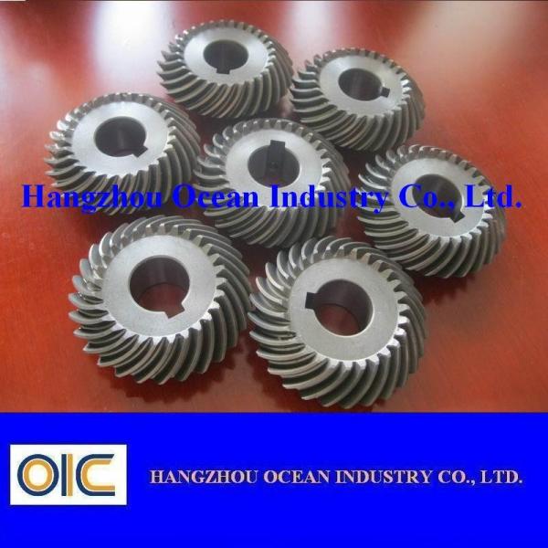 M0.5 M1 M1.5 M2 M2.5 Alloy Steel Micro Spiral Bevel Pinion Gear