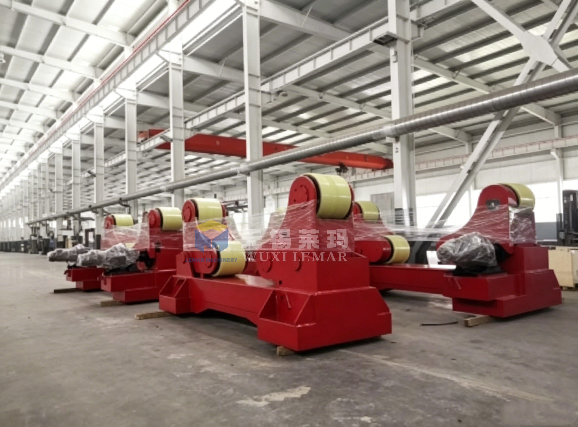 60Ton Heavy Duty Welding Turning Rolls for Pressure Vessel Wind Tower Tank Circumferential Welding