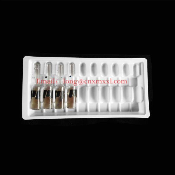 5ml logotipo UV de empacotamento da impressão da bandeja da bolha plástica médica do PE do tubo de ensaio 0.1mm