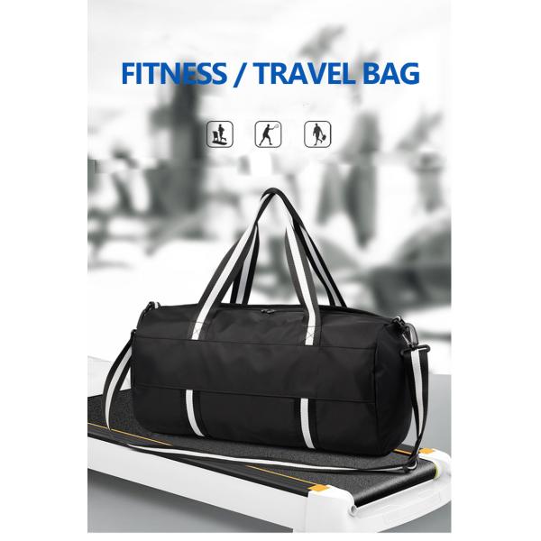 29L Sports Gym Bag Oxford Waterproof Travel Bags With Shoe Pocket