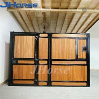 Estábulos provisórios de bambu de aço do cavalo Q235 com altura da janela 2.2m da porta