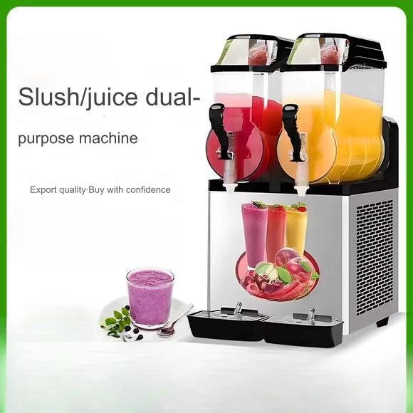 670*620*840mm Commercial Snow Pellet Slush Machine with Single Double Three Tank