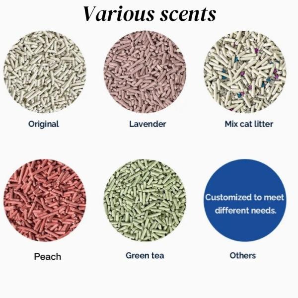 Fast Agglomeration Fragrance Tofu Cat Litter Low Dust Cat Litter