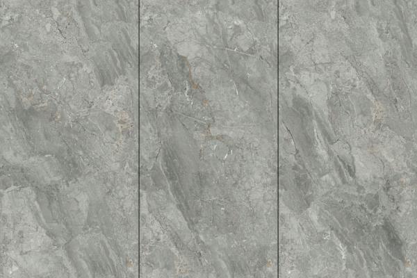 Grey Polished Glazed Porcelain Tile 900x1800mm Indoor Floor Wall