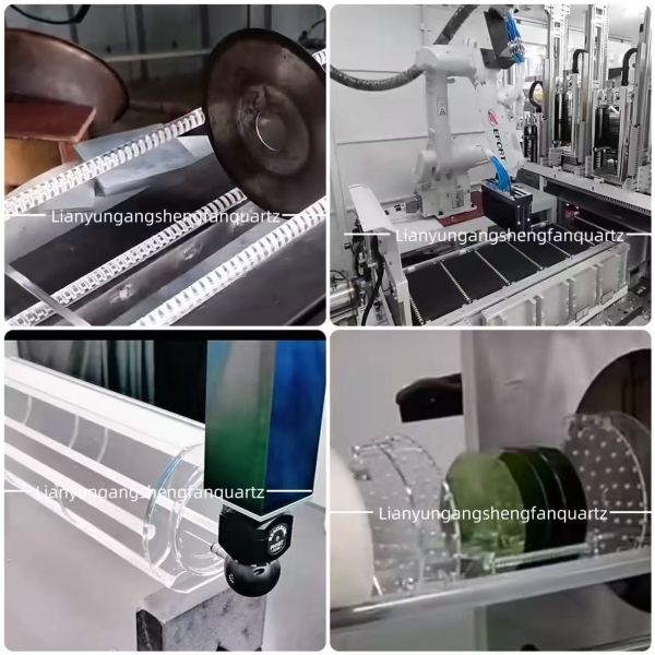 Factory Customization High Purity Fused Quartz Boat for Laboratory Tube Furnace