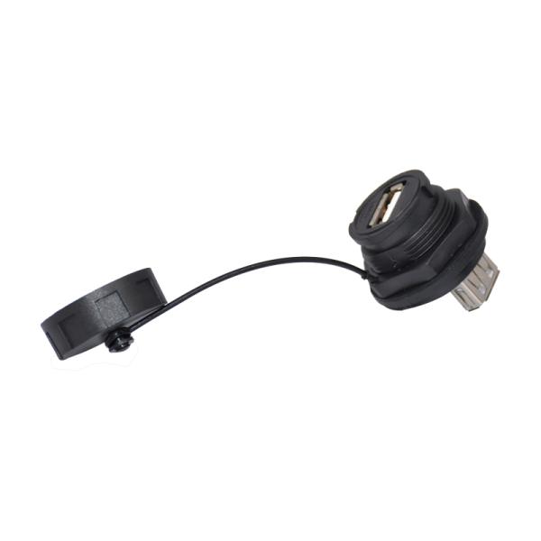 Waterproof USB Connector Panel Mount IP68 USB Type C Female Connector