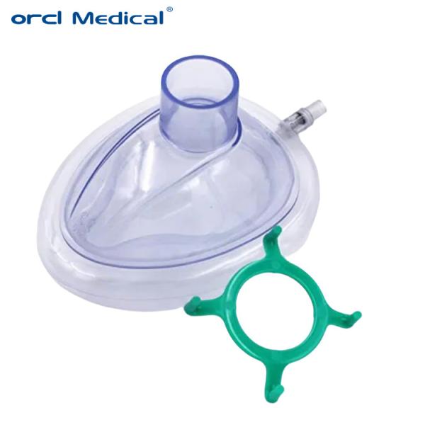 Máscara facial descartável de anestesia Cirúrgica Médica de PVC Air Cushion Máscara preço no atacado