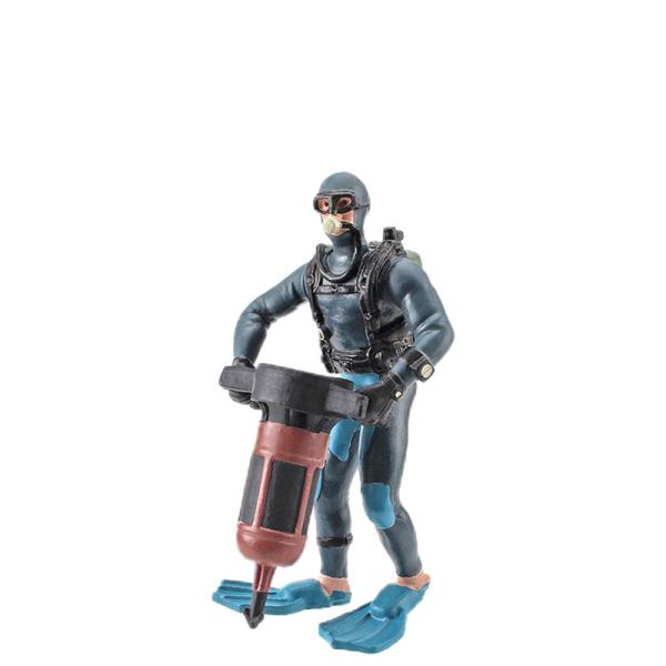 People at Work Model Toy Diver Figure Pretend Professionals Figurines Career Figures  Toys for Boys Girls Kids