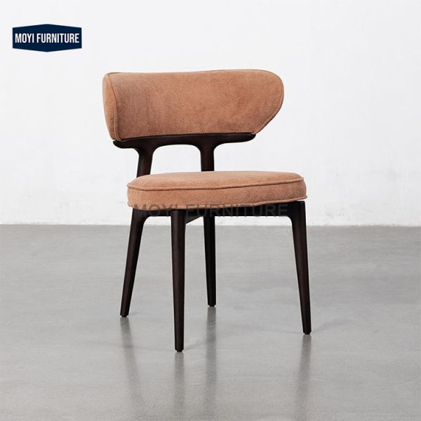 Modern Dinner Chair Nordic Italian Solid Wood Dining Chair Contemporary Cream Style Light Luxury Lamb Chair Home Furniture