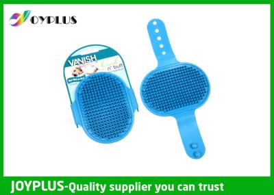 Hand Held Rubber Pet Brush Dog Grooming Brush Multi Function PC0350