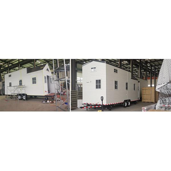 Hot Sale Light Steel Prefabricated Tiny House on Wheels with AU Standard