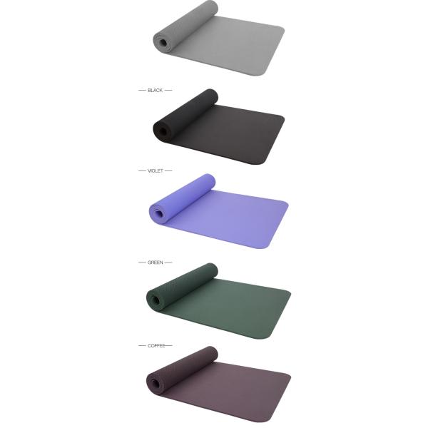 толщины циновки 6mm йоги разминки разрыва 183x61cm ZH метка частного назначения устойчивой Rollable