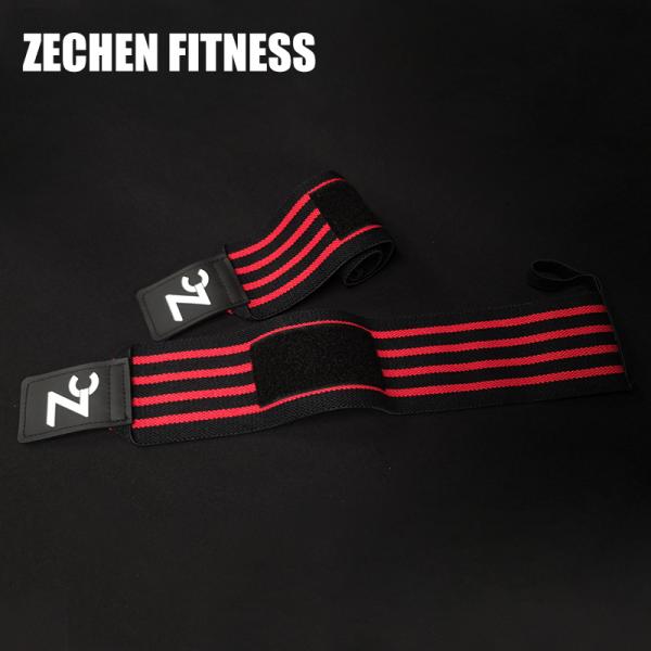 One Size Fits All Wrist Wraps Fitness 45cm Cotton Elastic Weight Lifting Support Straps 8cm