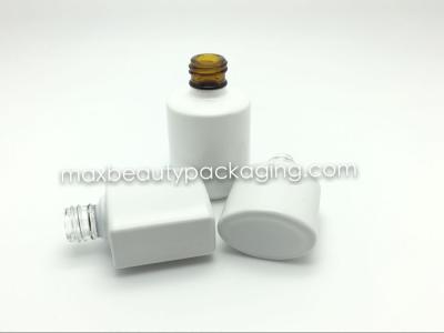 high quality thick and strong powder coating gel bottle 15ml amber matte white bottle round shape nail polish packaging