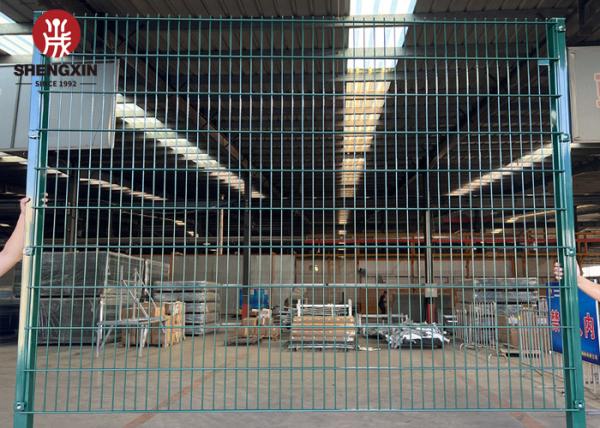 Twin Wire 8/6/8 Double Wire Mesh Fence For Football Playground