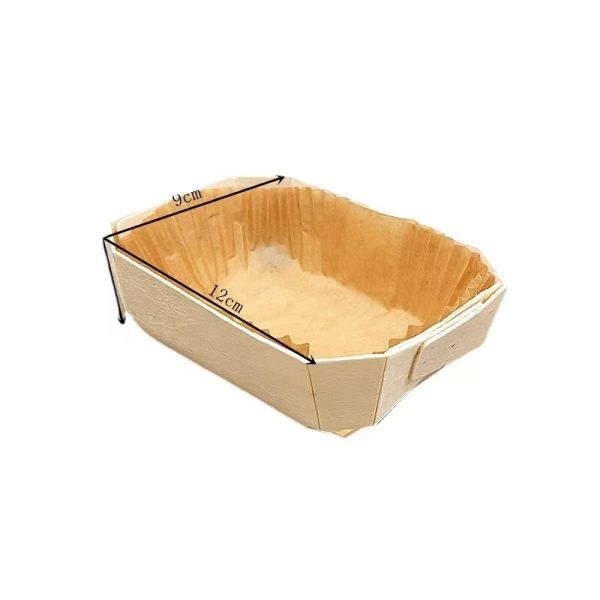 Loaf Tin Liner Rectanular Baking Paper Cups Greaseproof Disposable Muffin Liners