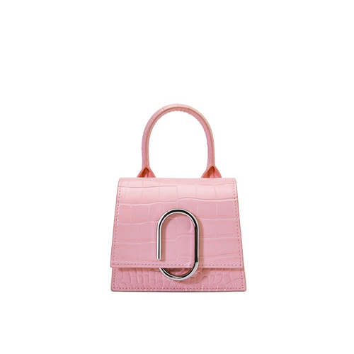 New Trendy Fashion Female Crossbody Bag Mini Leather Crocodile Pattern Kelly Bag