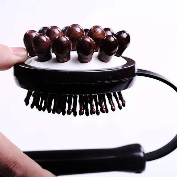 Wooden Scratcher Massager Stick Back Knock Wood Massage Hammer for Stress Relief