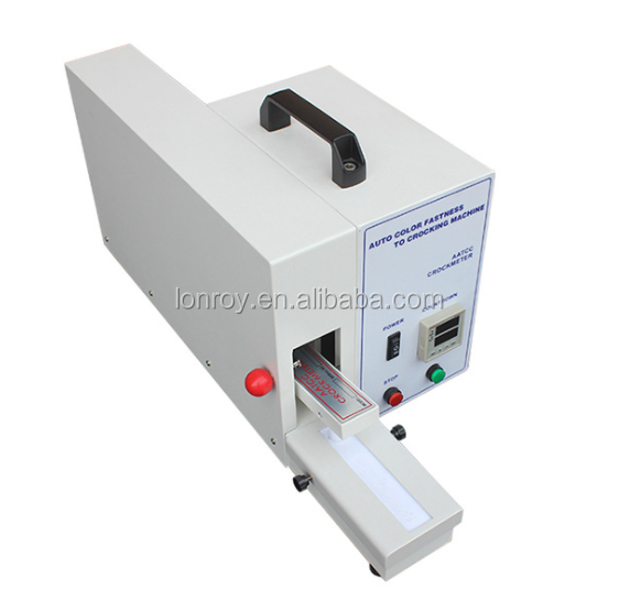AATCC Crockmeter Auto Color Fastness Crocking Machine Double Hammer 9N Load Digital Counter Ink Proofer