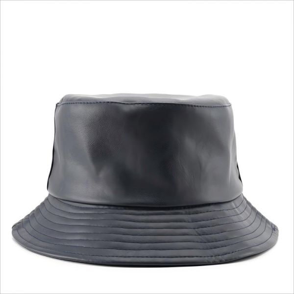 Personality Classical Plain color PU Bucket Cap Outdoor Fishing Cap