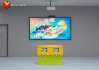 Enfants interactifs de système de projection peignant le simulateur de jeu de poissons FRP + matériel en acier