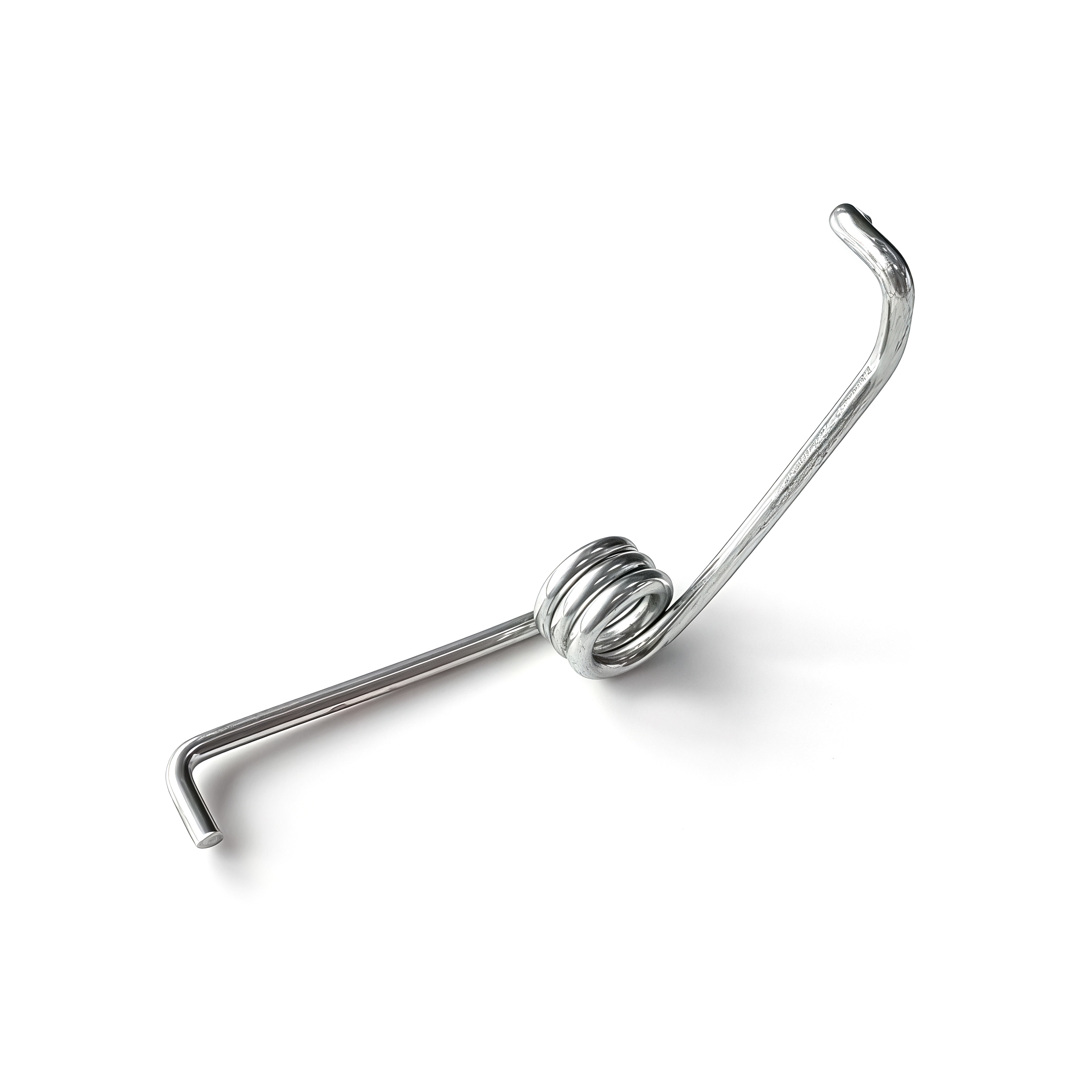 SUS316 Double Arm V Shape Torsion Spring with Hook Ends for Pruning Shears & Clippers Tools