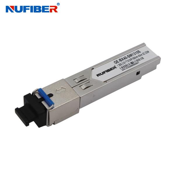 1.25G SFP Module BIDI 40km 1310nm / 1550nm Single fiber Singlemode SFP Transceiver SC DDM Function