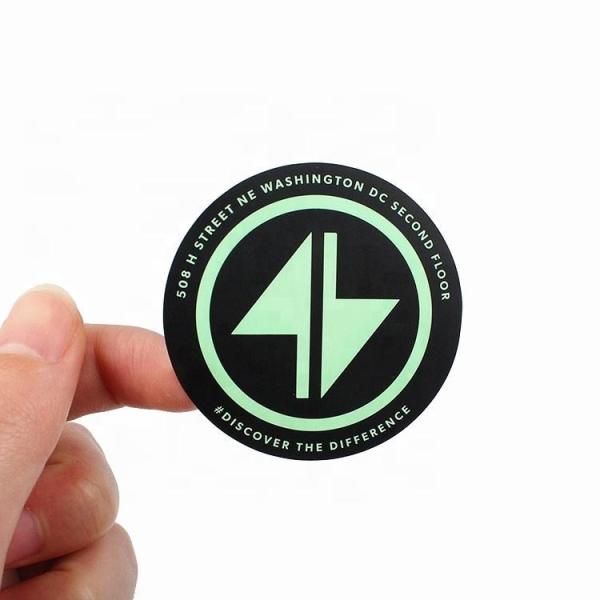 Gold Foil Logo Round Roll Labels