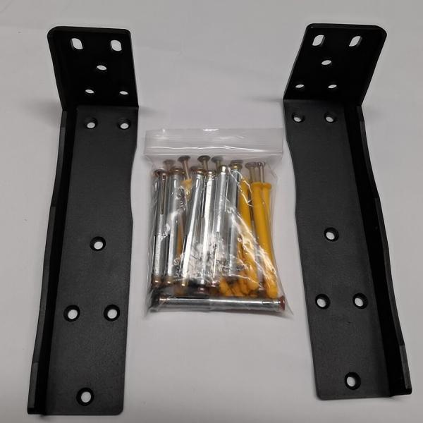 Кухонный гранит под столешницей подвесные подставки для поддержания стального угла