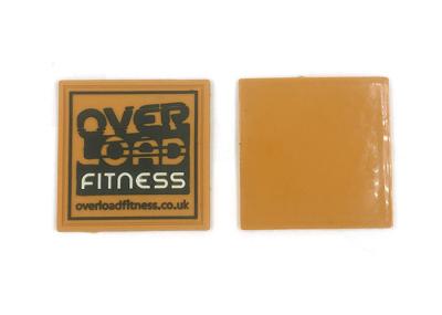 40x40x2mm Custom Patches For Hats Soft Silicone Rubber Material 3D Design